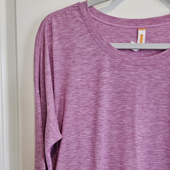 LUCY Purple Long Sleeve Lightweight Athletic Work Out Top Women's Small - Picture 2 of 8